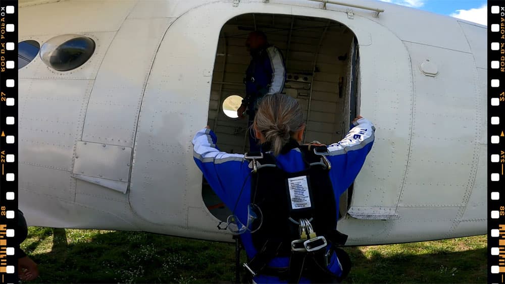A photograph from a tandem skydive