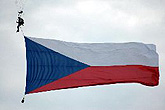 A display jump with a banner