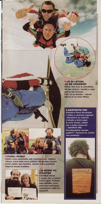 An article about Petr Novotný in Story magazine, 2002 — second page
